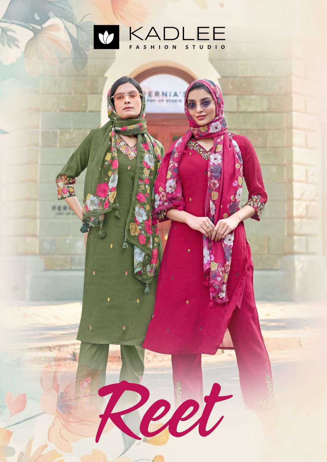 KADLEE REET THREAD WORK READYMADE SALWAR KAMEEZ FOR REGULAR ...