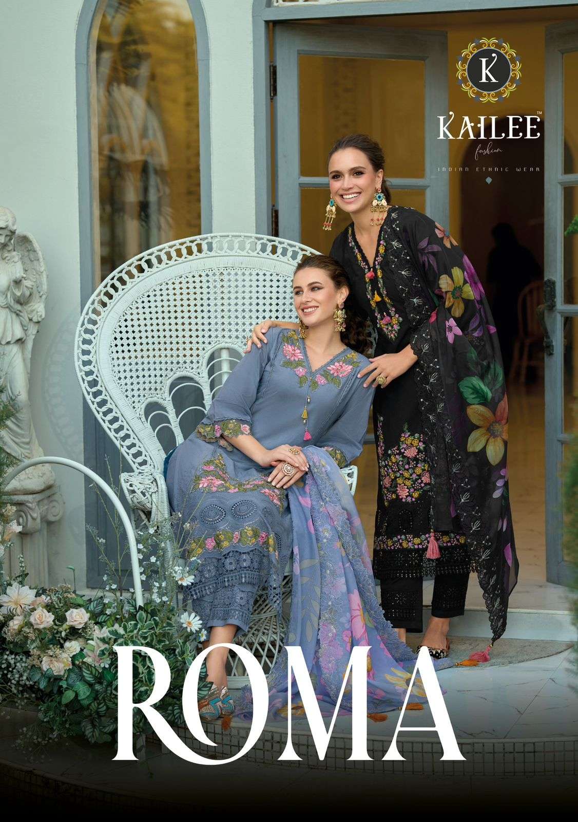 KAILEE FASHION ROMA LUXURY FANCY SHIFHALI COTTON SALWAR SUIT...