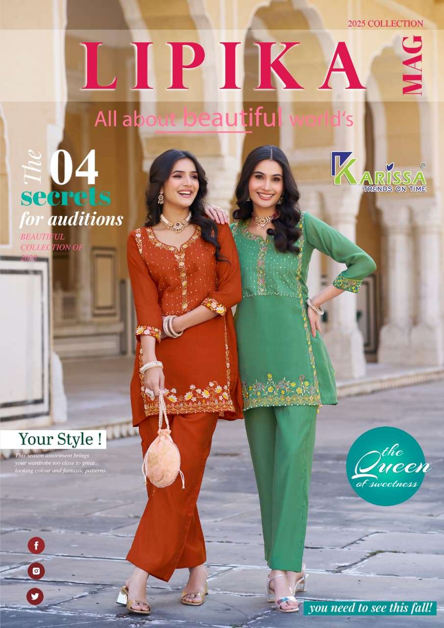 KARISSA LIPIKA VISCOSE MALL CHANDERI COTTON INNER SALWAR SUI...