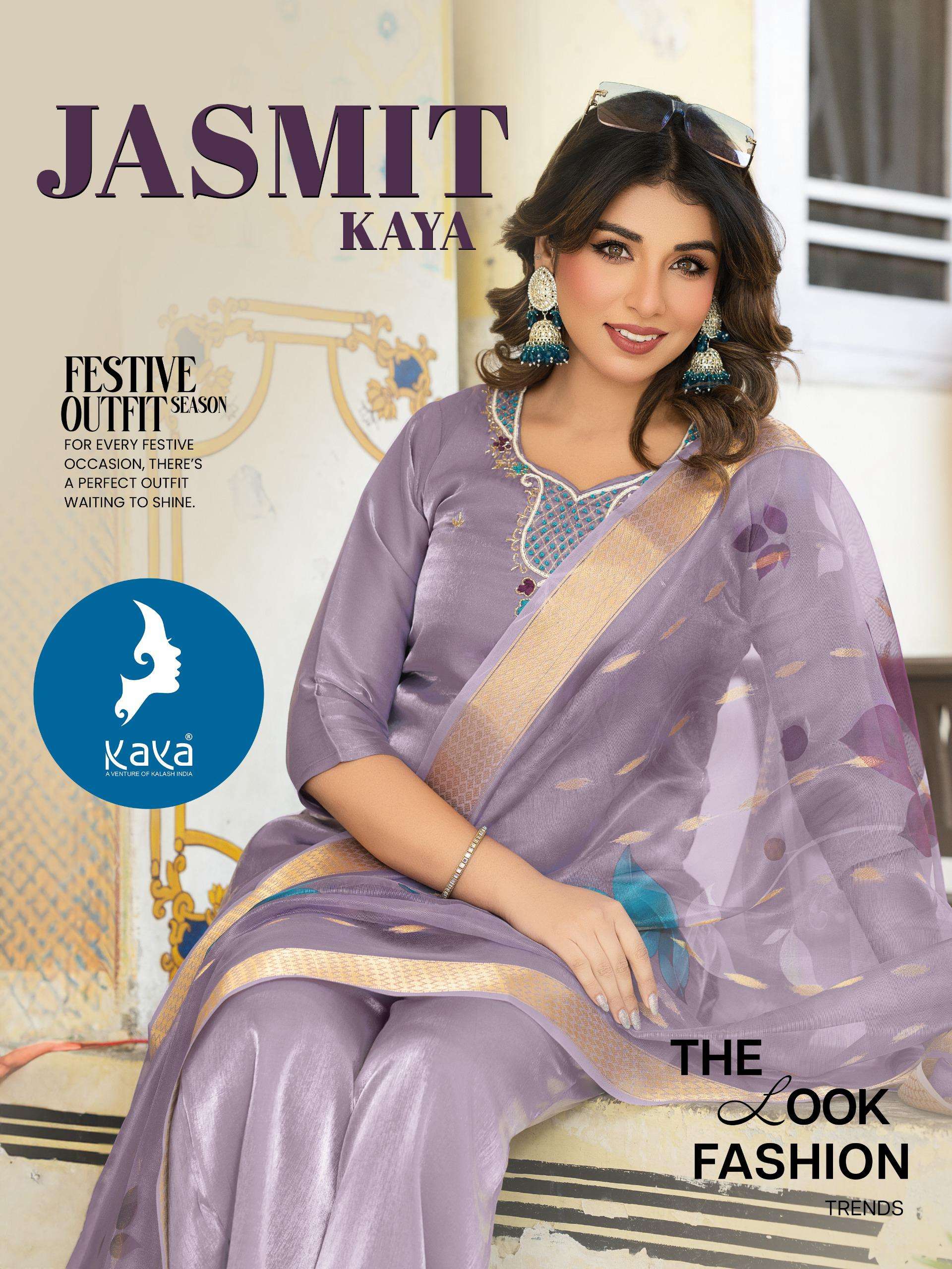 KAYA KURTI JASMIT READY TO WEAR 3 PIECE PLAZZO CONCEPT INDIA...