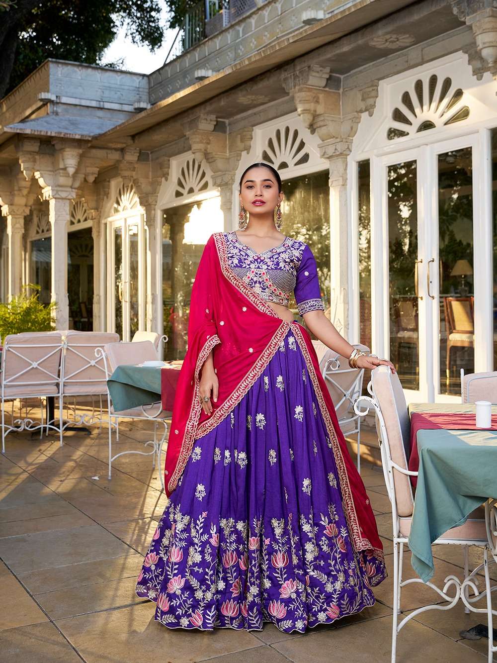 Keshvi Vichitra Silk Grace the occasion in a lehenga that sp...