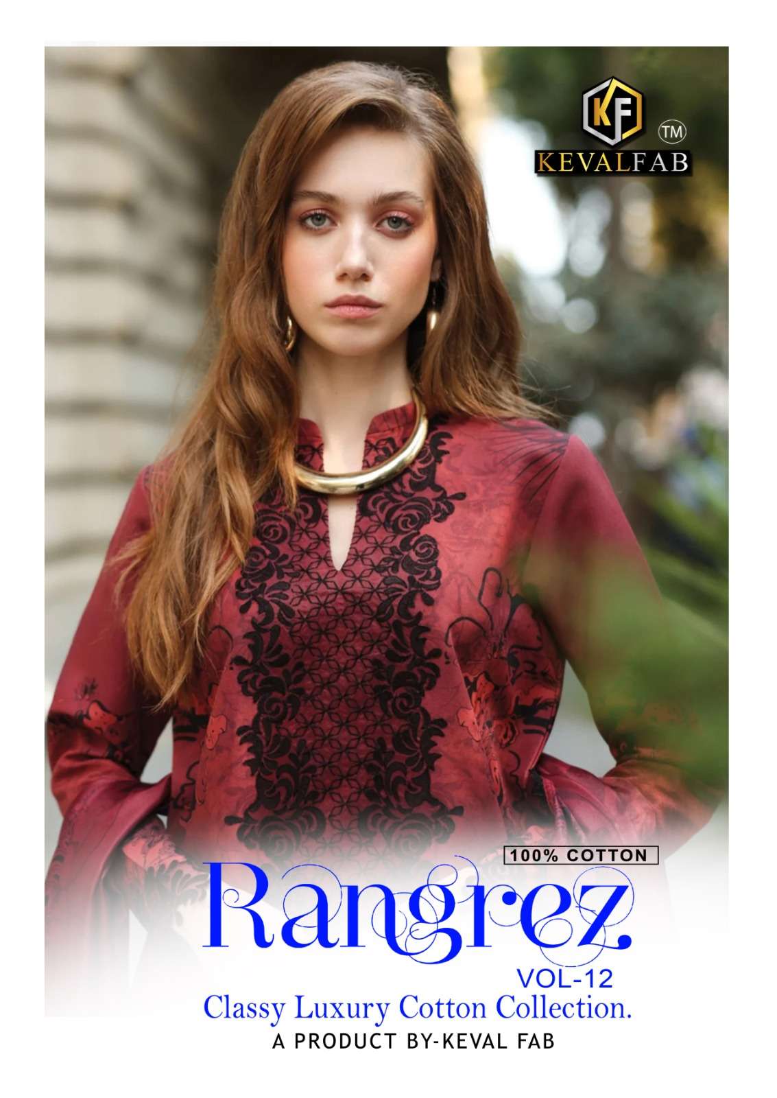 KEVAL FAB RANGREZ VOL 12 COTTON PRINT COLLECTION PAKISTANI D...