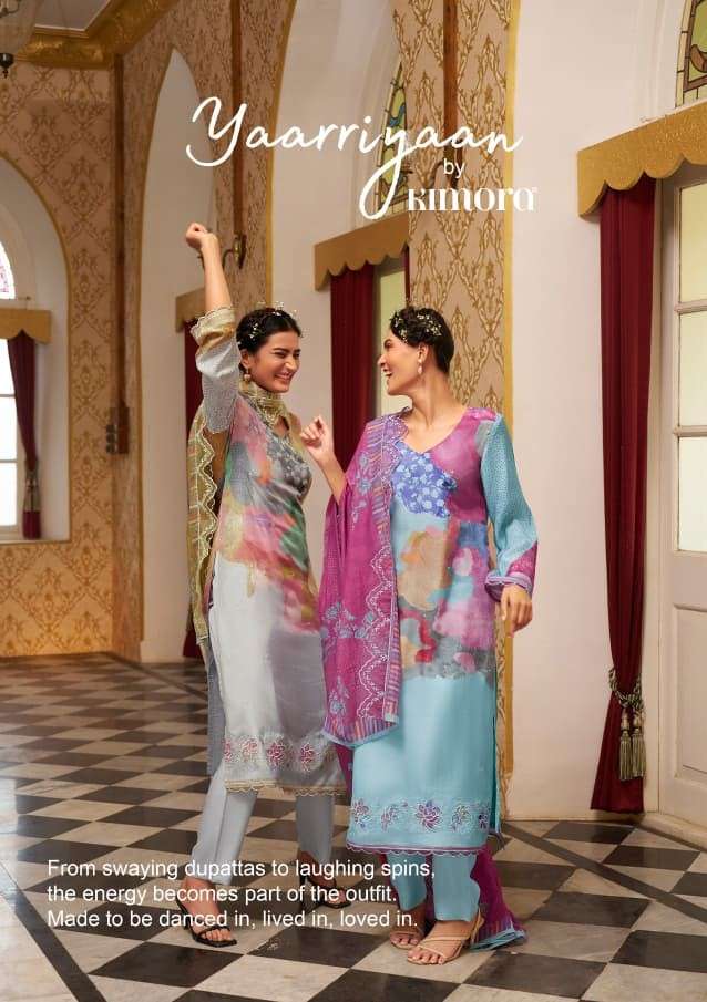 KIMORA SUIT RANGREZZ VOL 60 2283 TO 2286 MULTI COLOR FULL DE...