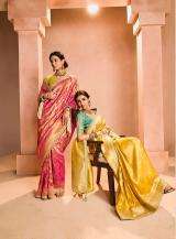 KIMORA UTSAV CATALOG TISSUE SILK MULTI DESIGN SAREE WEAR TOP...