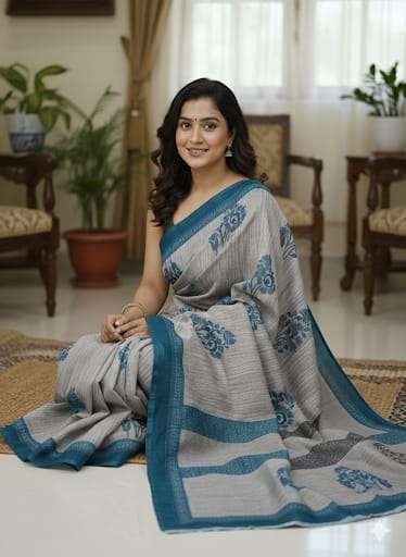 LINEN FLOWER PURE SOFT DIGITAL BEAUTIFUL FLOWER PRINT LINEN ...