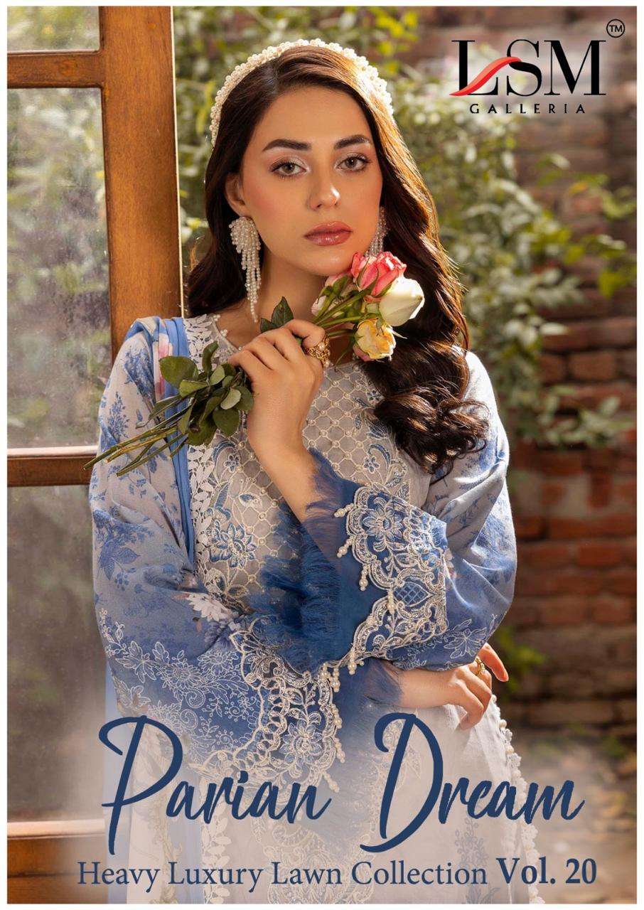 LSM PARIAN DREAM VOL 20 LUXURIOUS BRAND CATALOGUE LAWN SUIT ...