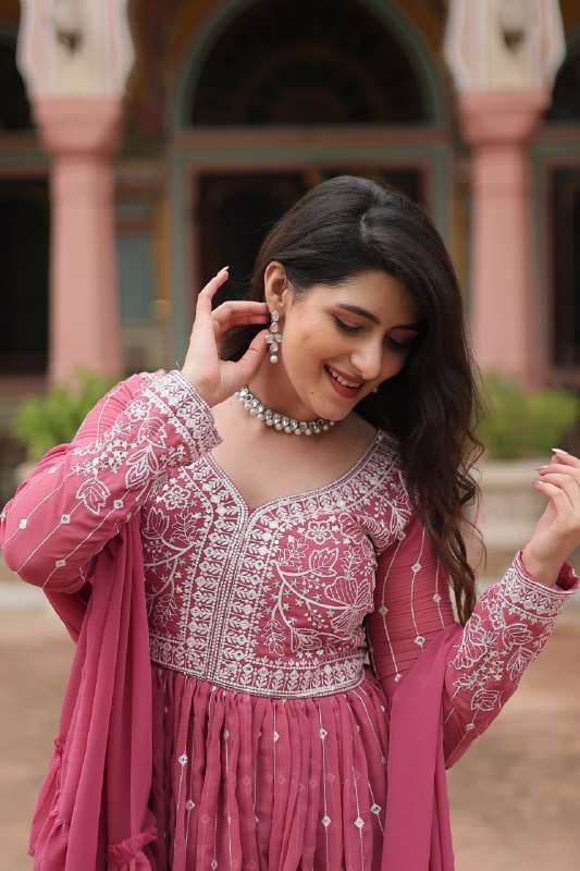 LW 9305 PREMIUM RICH DESIGNER READYMADE TOP BOTTOM DUPATTA C...