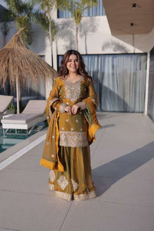 LW 9327 READYMADE TOP BOTTOM DUPATTA COLLECTIONS RICH LOOK F...