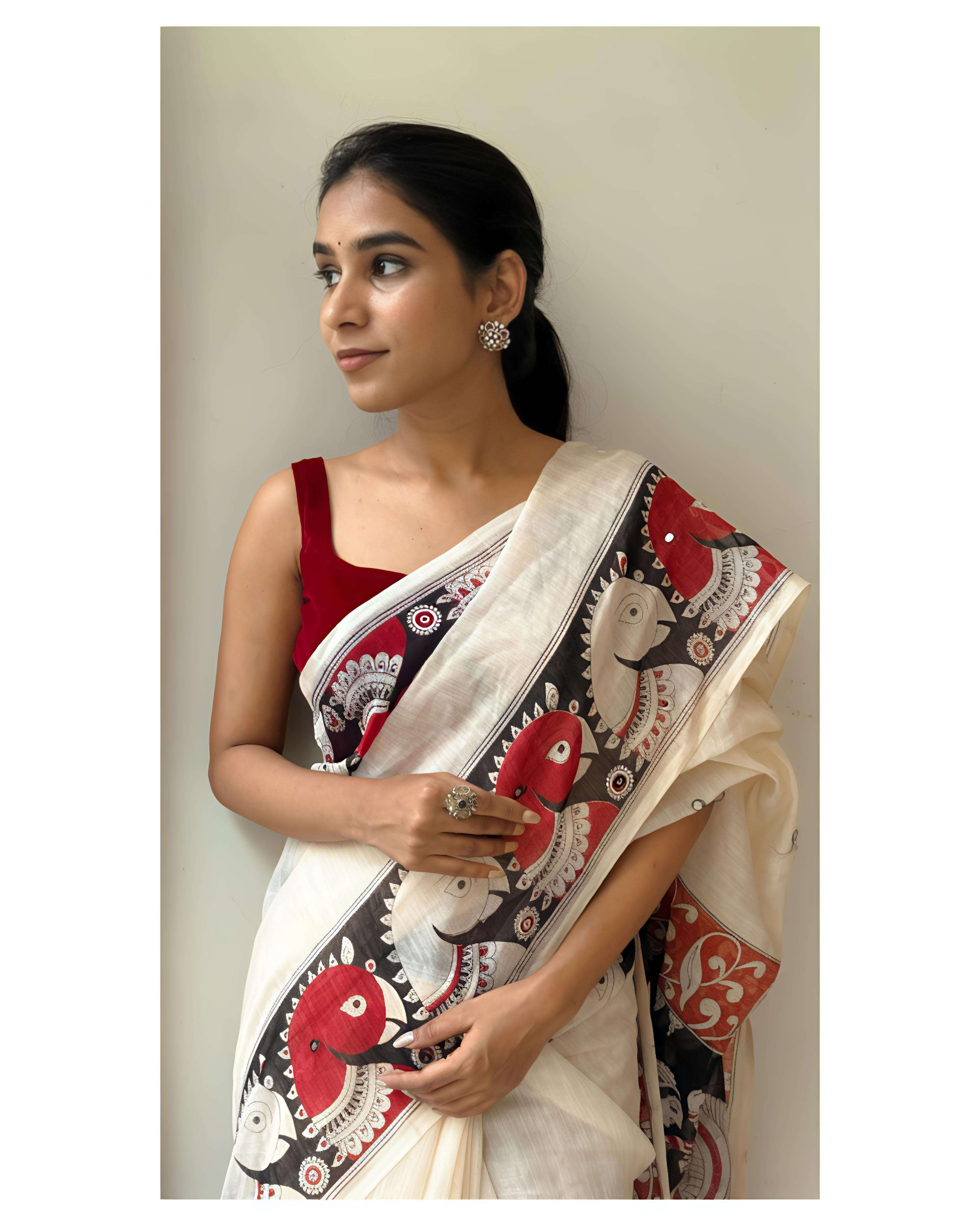 MADHUR PEACOCK BEAUTIFUL AND PURE LINEN FABRIC WITH ELEGANCE...