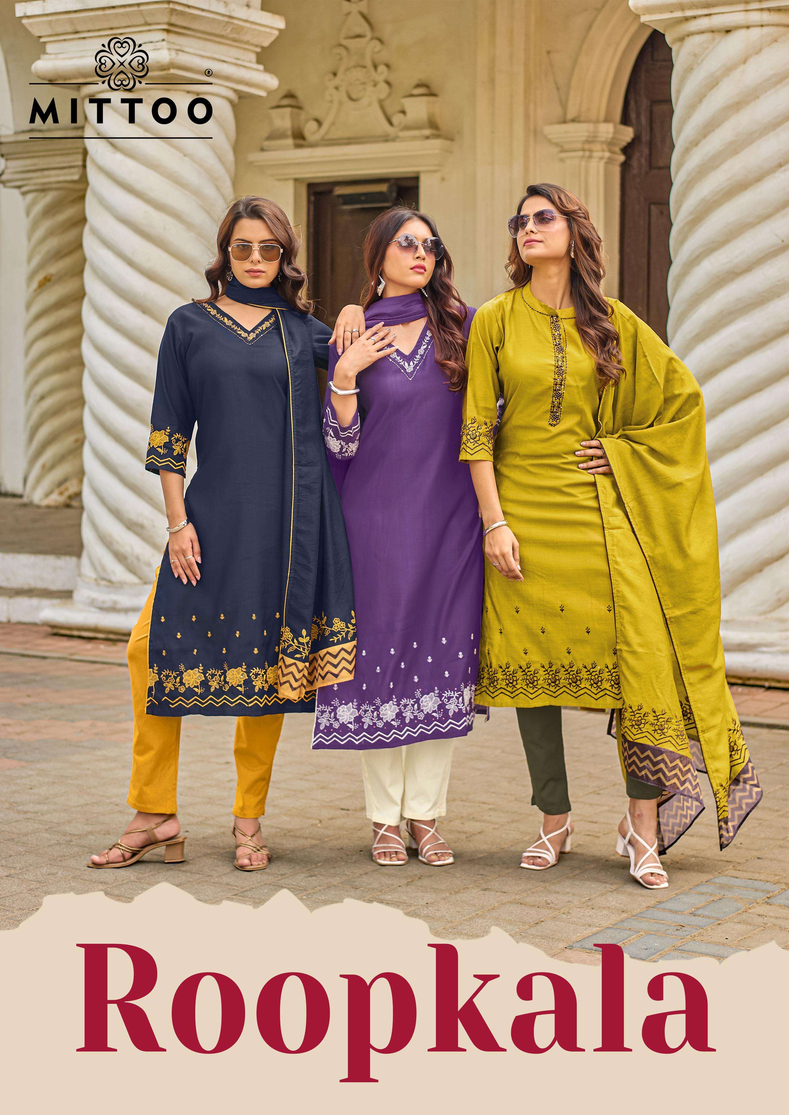 MITTOO ROOPKALA BOUTIQUE VISCOSE WEAVING CASUAL SUIT FOR WOM...