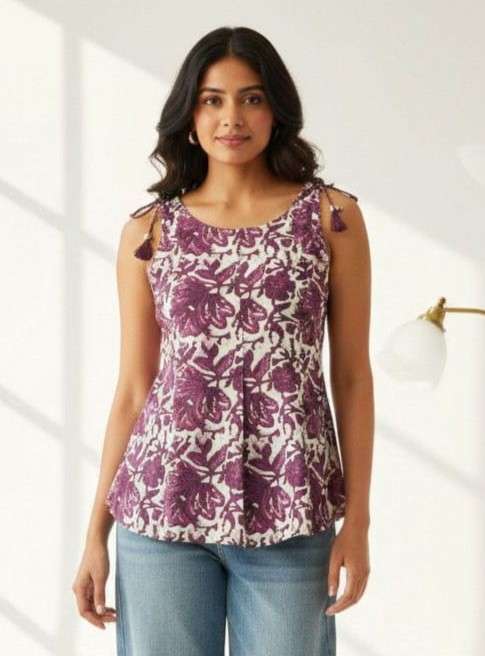 MR WESTERN SEELEVELESS TOP FOR GIRL COLLEGE & OFFICE RESELLE...