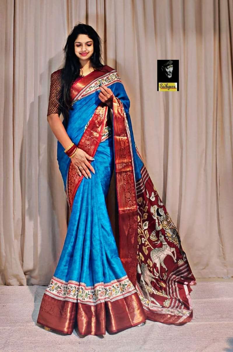 Mukunda Vol 9 Jari Chex Exclusive pure and soft Dola Silk Fa...