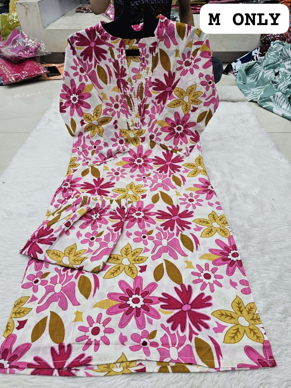 MUST HAVE KURTI PANT COTTON FABRIC CORD SET GIRL FASHION IN ...