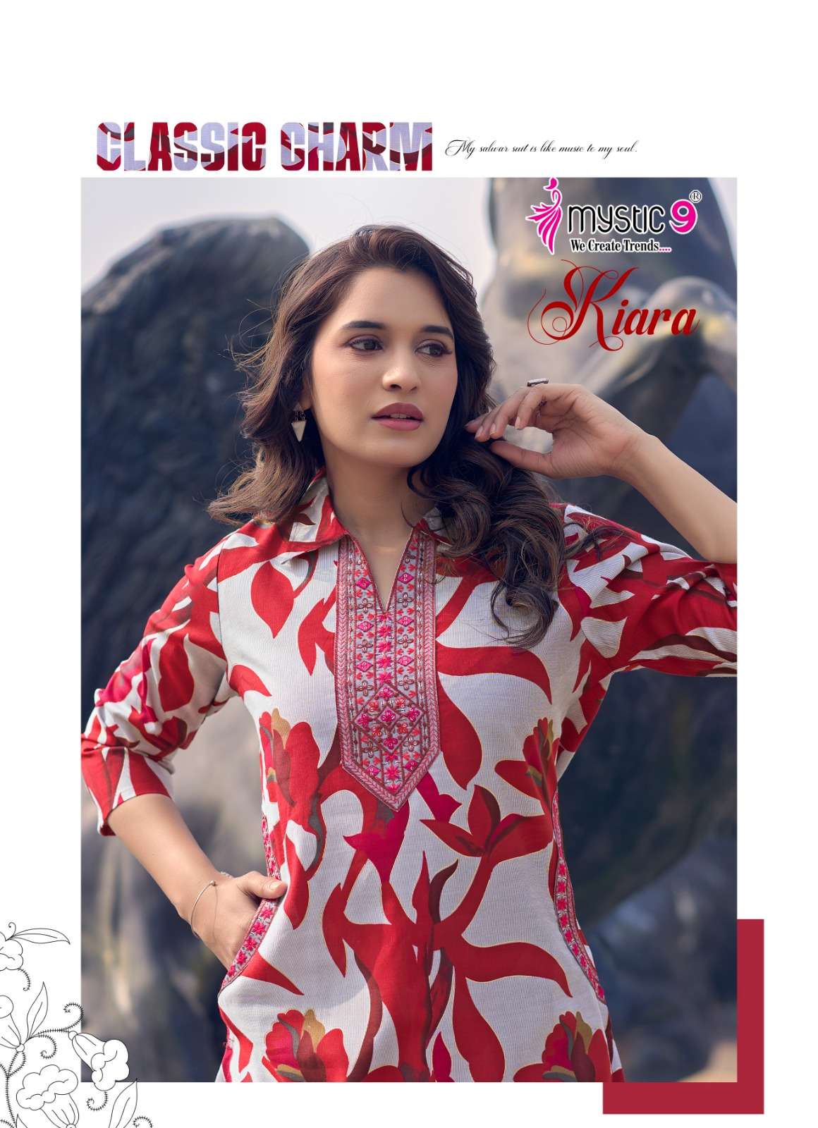 MYSTIC 9 KIARA VOL 2 EXCLUSIVE GADVAL FOIL  PRINT CO ORD SET...