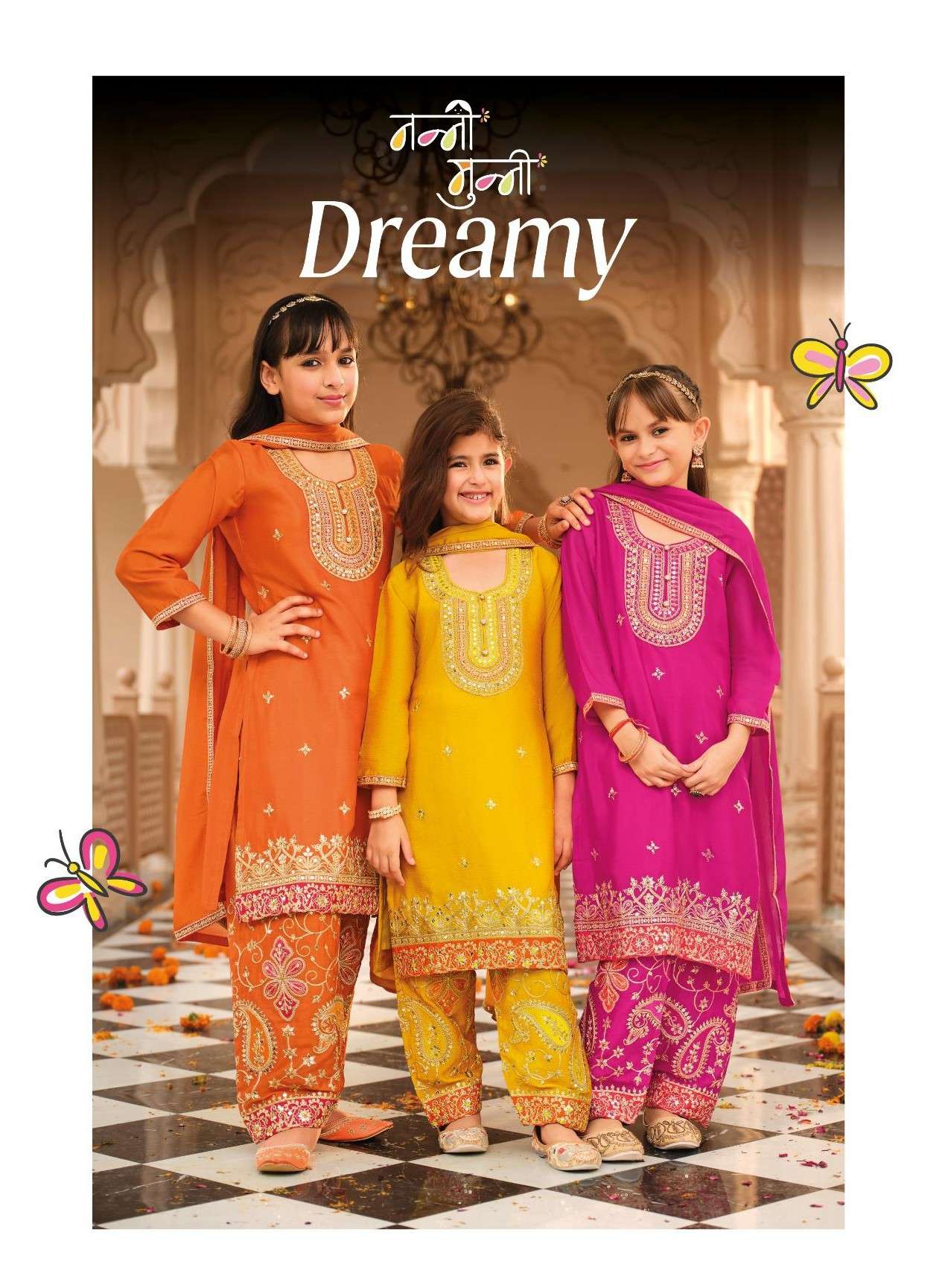 NANNI MUNNI DREAMY NEW COLLETION OF KIDS WEAR HEAVY WORK SUI...