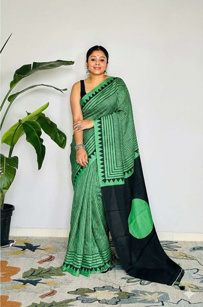 navin  New Design Launch Original Model Silk fabric with sim...