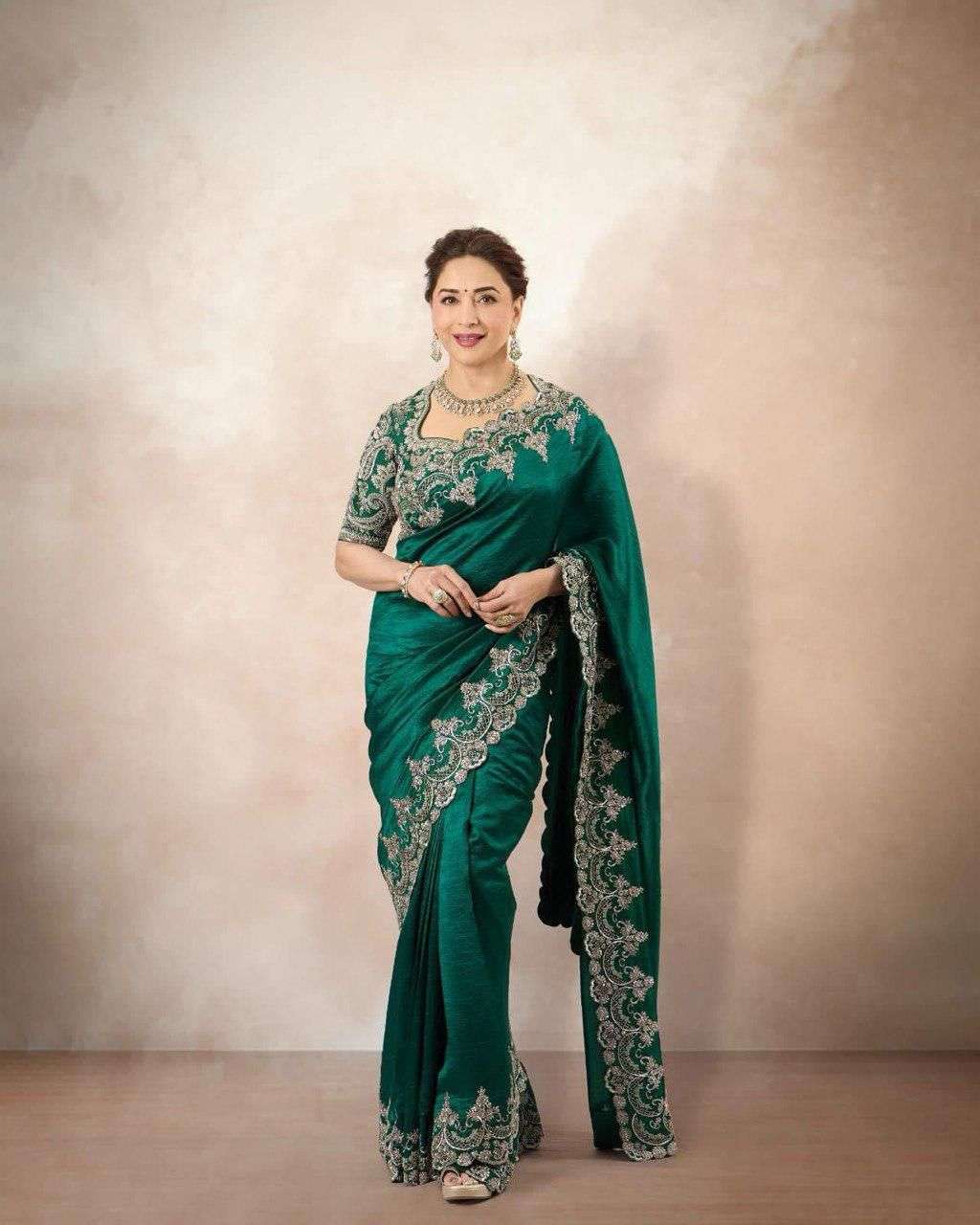 New Arrival Designer Saree Inspired by Madhuri Dixit  Premiu...