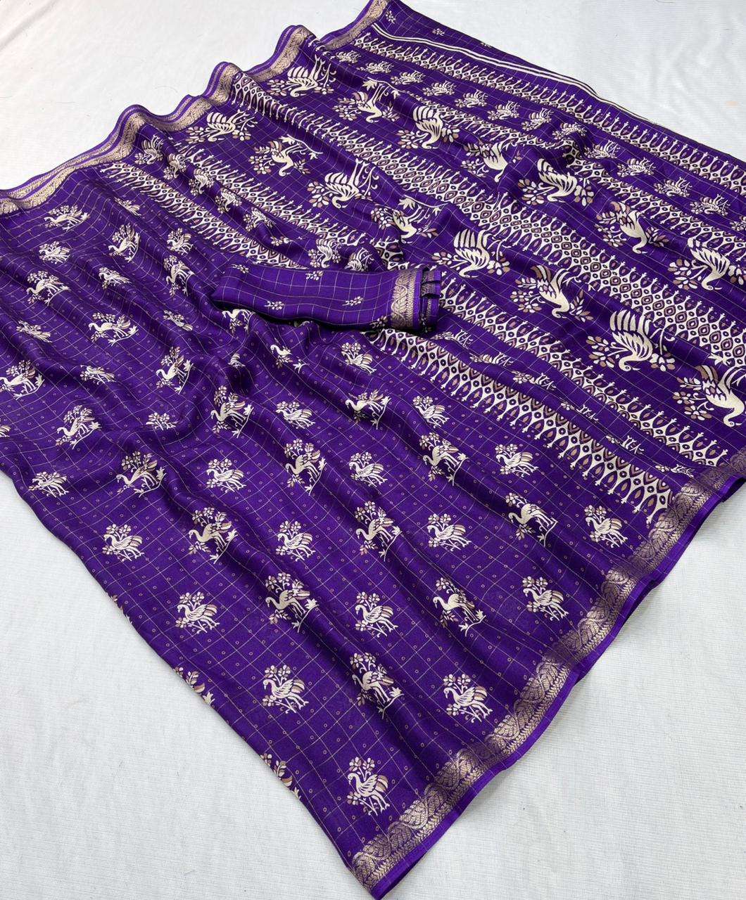  new arrival dhara silk Beautiful soft pure Silk Georgette f...