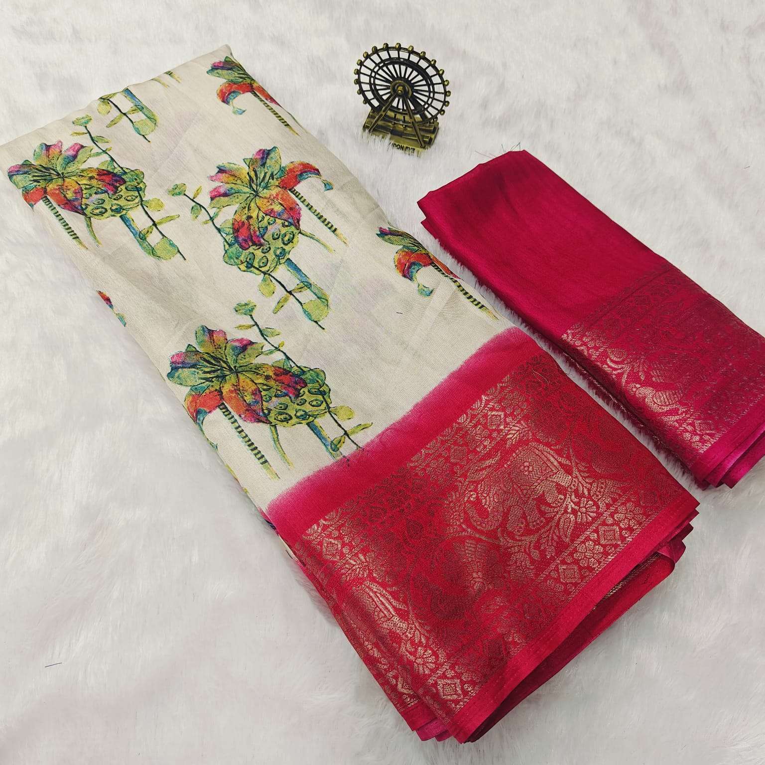 new arrival linlin Pure Dola Silk fabric with beautiful jacq...
