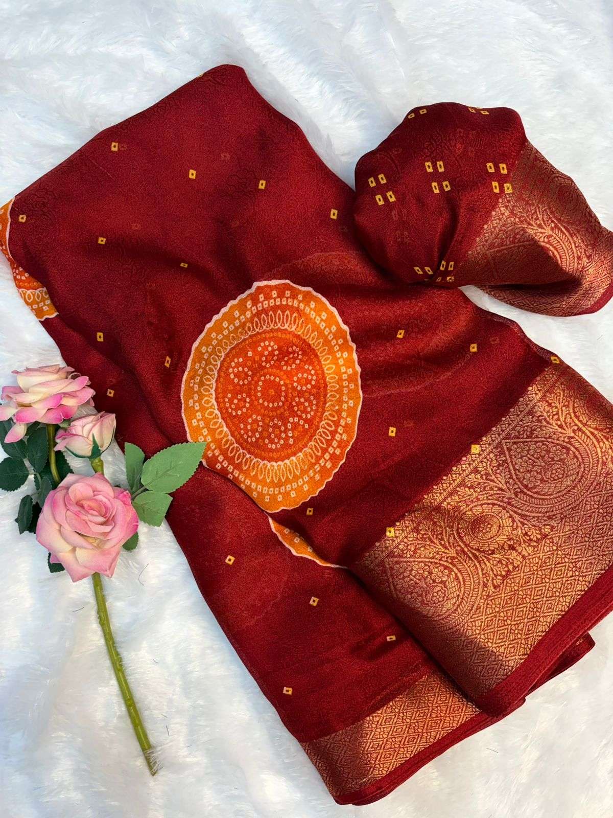  New Concept Beautiful heavy mysore silk saree with all ove...