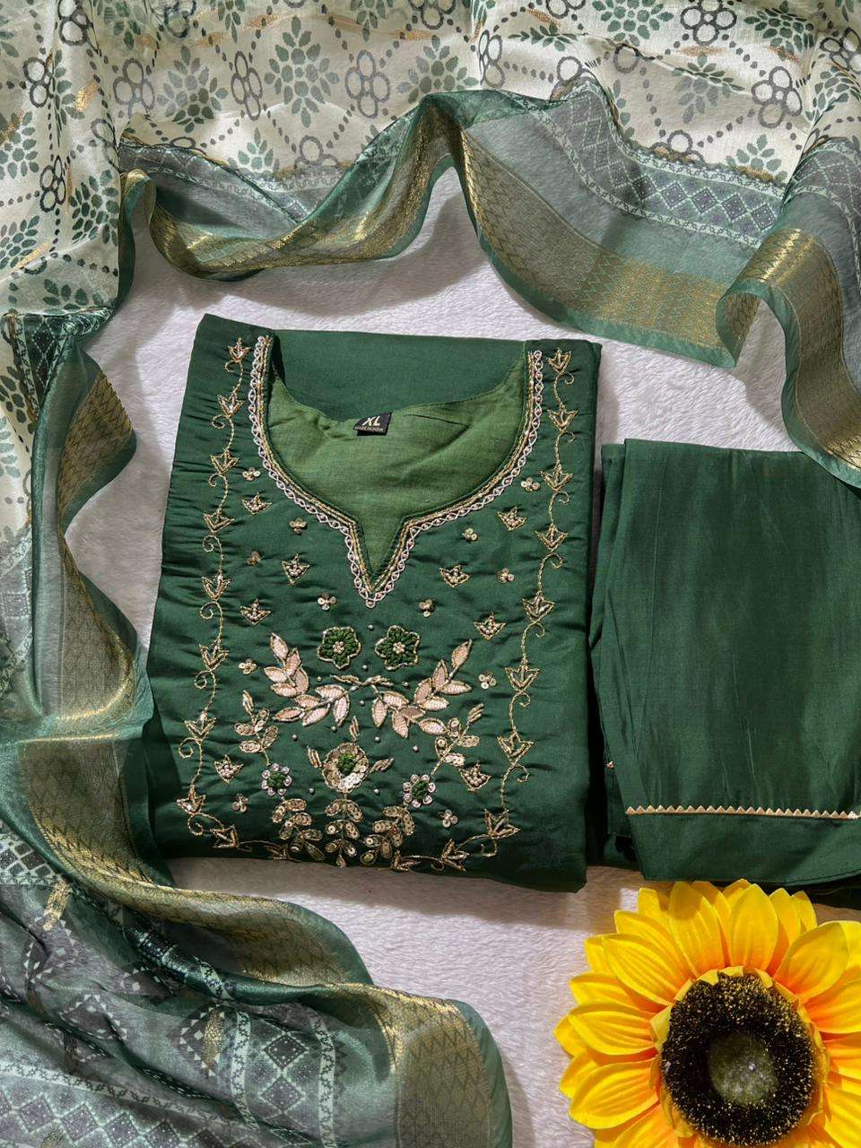 NEW DESIGNER KURTI PANT DUPATTA SET READYMADE SIMPLE LOOK SH...