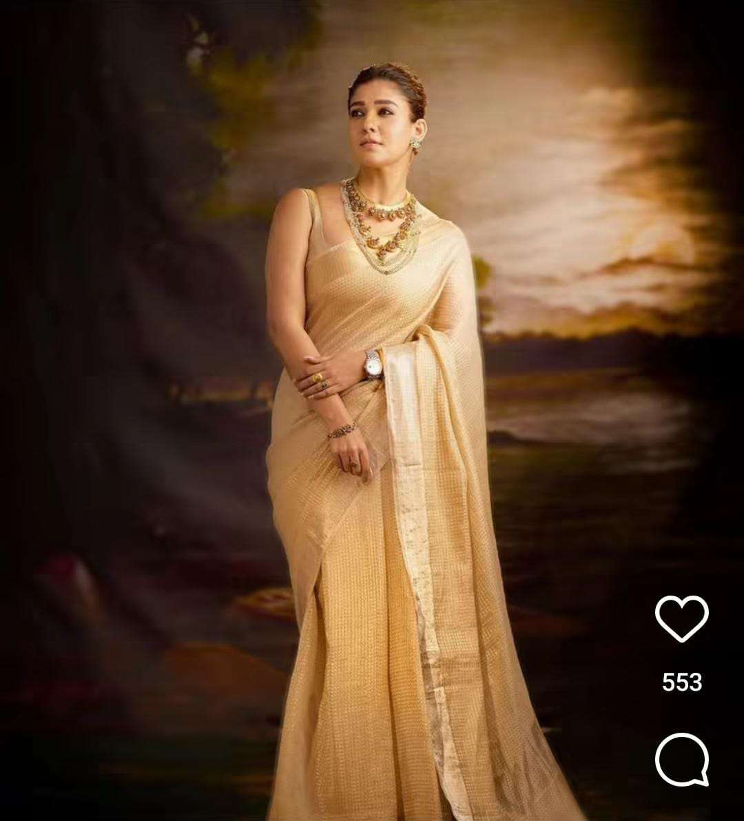 NEW LAUNCH NAYANTHARA TISSUE SOFT  PURE AND ORIGINAL SEMI KA...