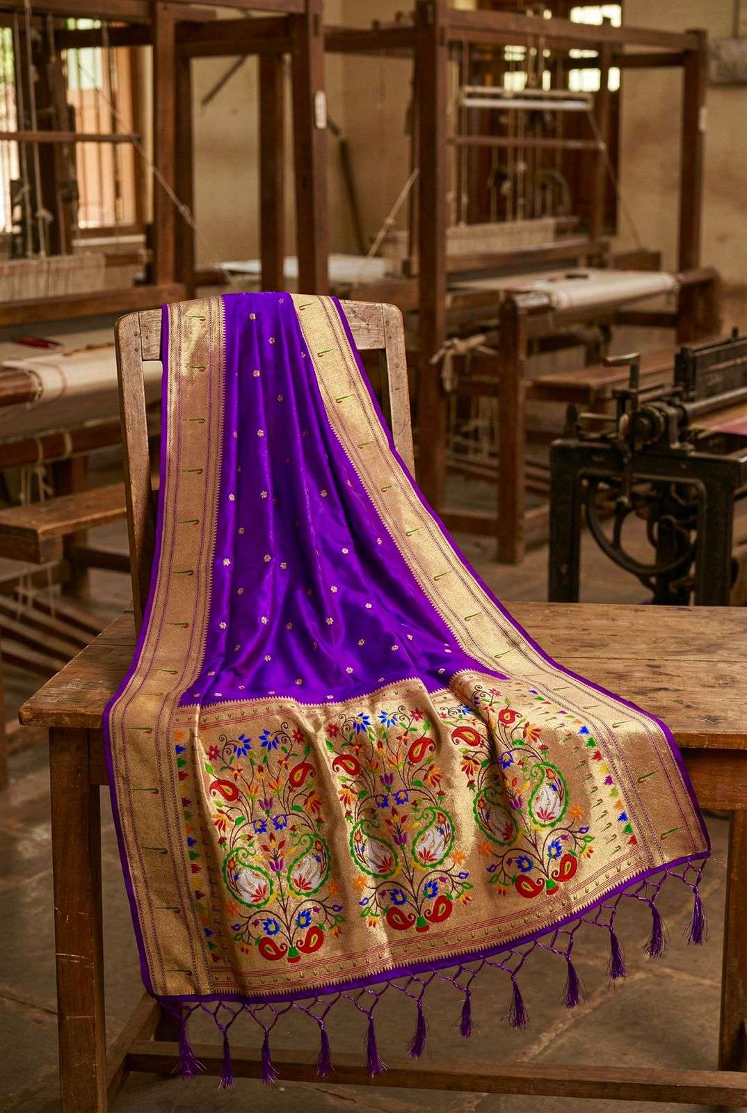New Launch Paithani Duppata soft and original silk fabric wi...