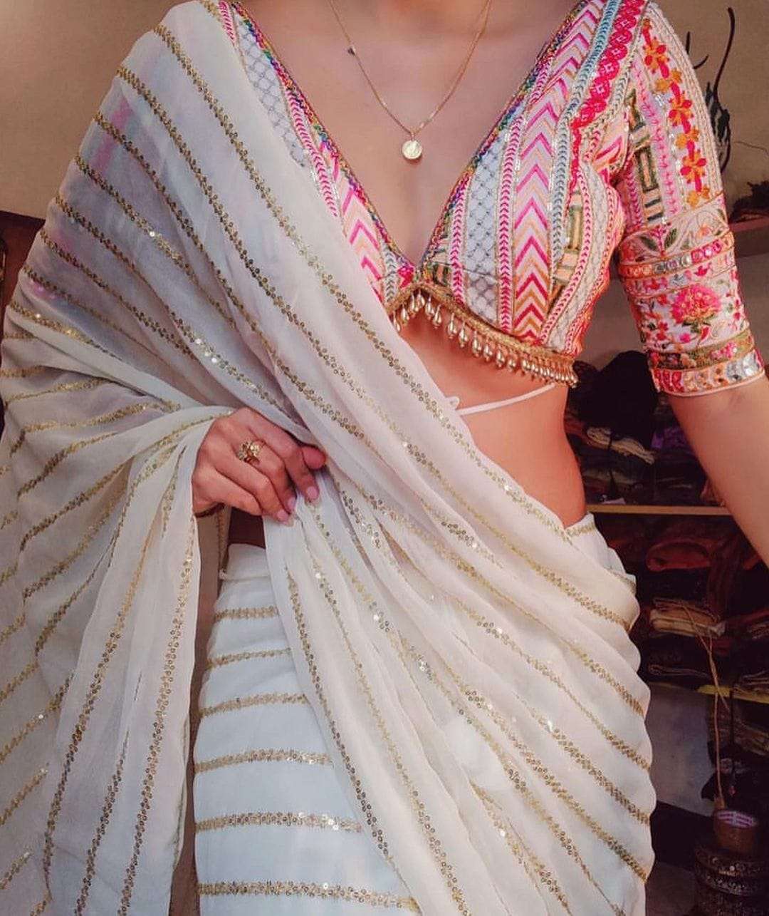 New Launching Designer Sona Soft Best Quality Georgette cool...