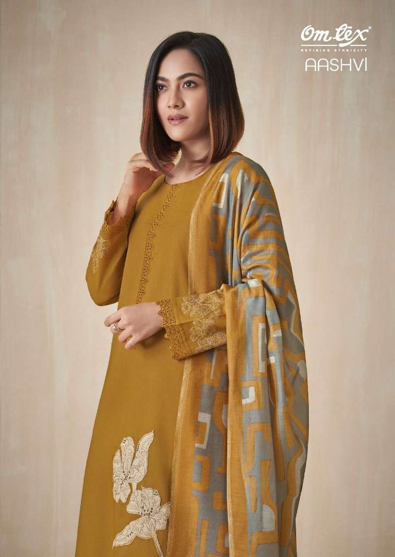 OMTEX AASHVI PREMIUM LAWN COTTON EMBROIDERY FANCY SUIT CATAL...