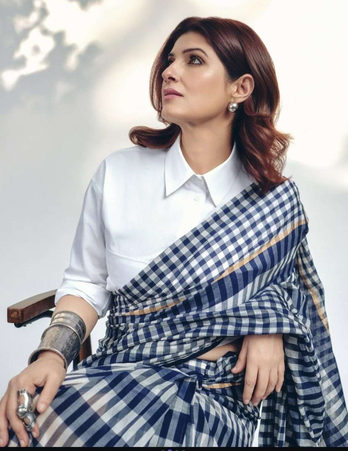 ORIGINAL PURE  SOFT LINEN DIGITAL PRINT REGULAR WEAR SAREE R...