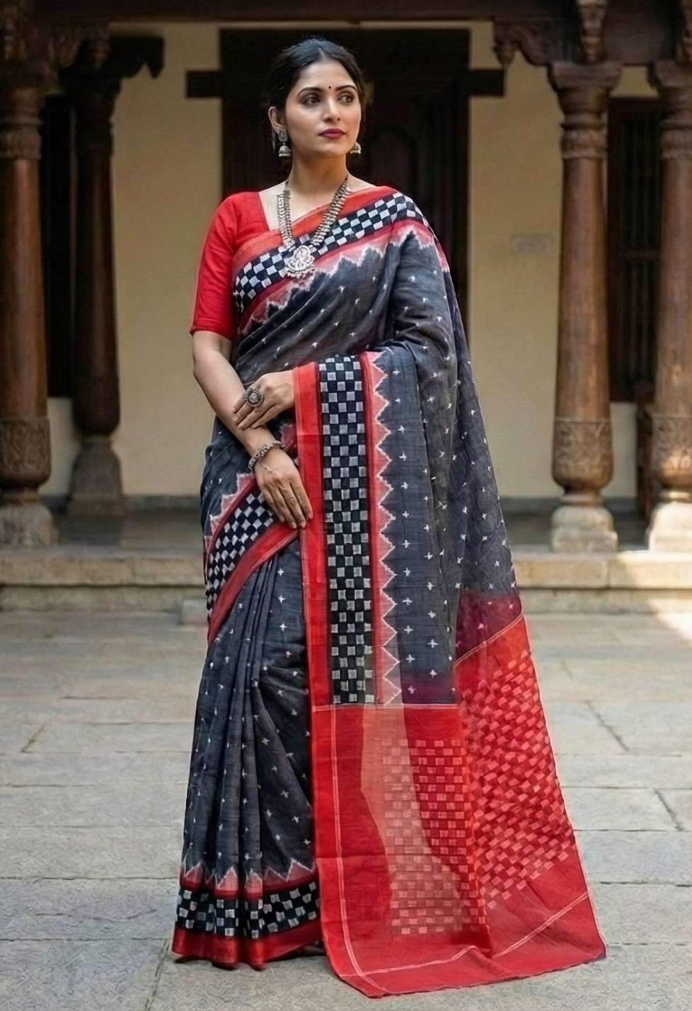 ORIGINAL PURE  SOFT LINEN WITH SIMPLE DIGITAL PRINT FABRIC R...