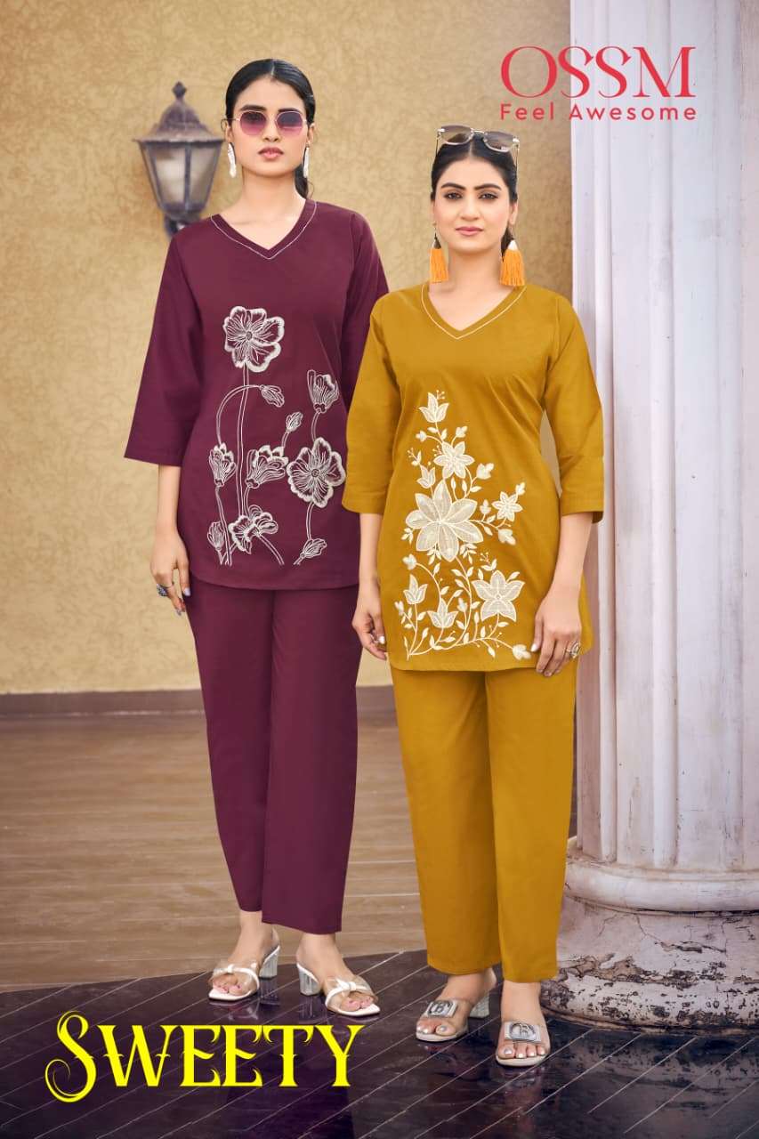 OSSM SWEETY TRENDING CORD SET FASHION INDIA COTTON DESIGNER ...