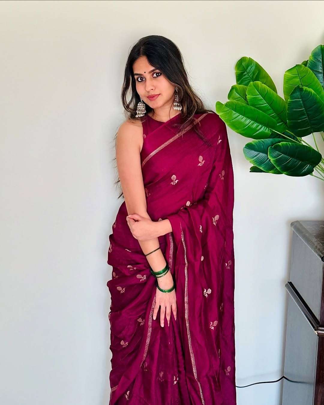 party win Pure and soft Viscose Khadi silk fabric with satin...