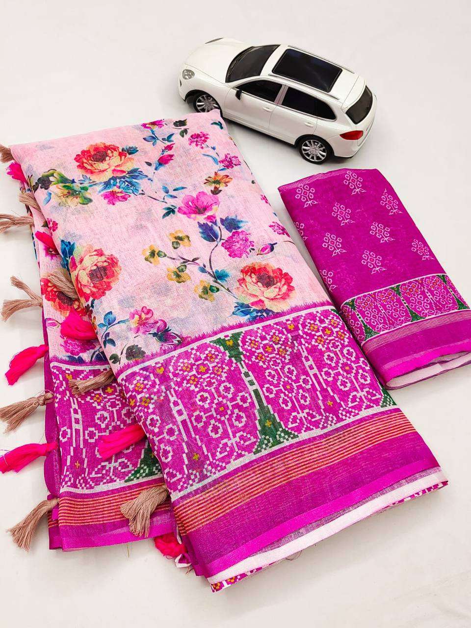 Plain Linen in Comfortable fabric Simple Design Digital Prin...
