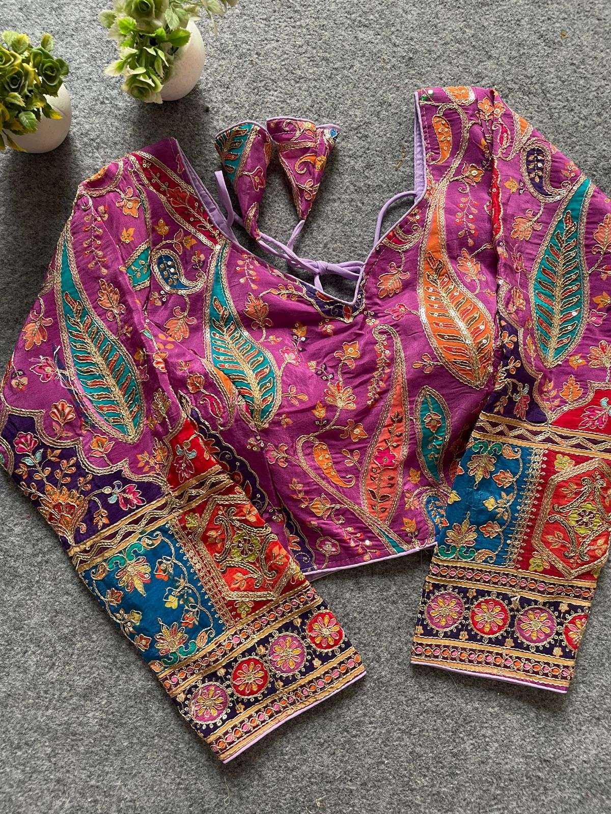 position blouse Heavy Chinonn Position Print  Pure Crep Exc...