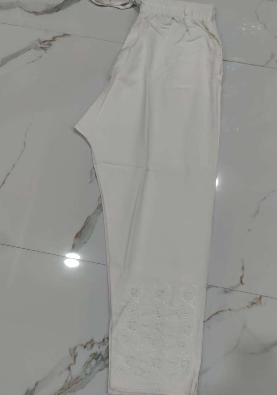 PREMIUM RAYON CHIKANKARI LADIES PANT COLLECTION FESTIVAL SHO...