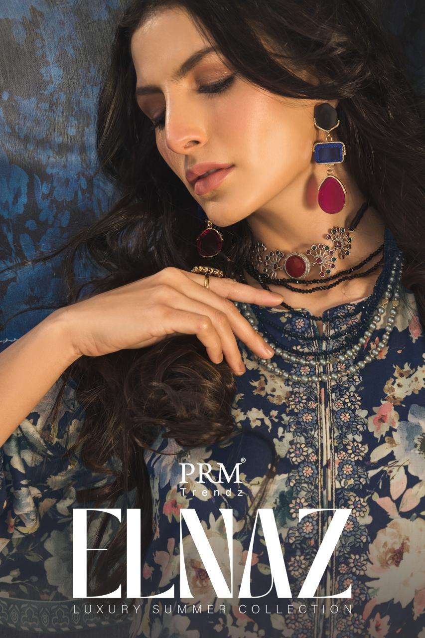 PRM TRENDZ ELNAZ JAAM SILK FLOWER DESGIN SUIT GOOD BRAND SUP...