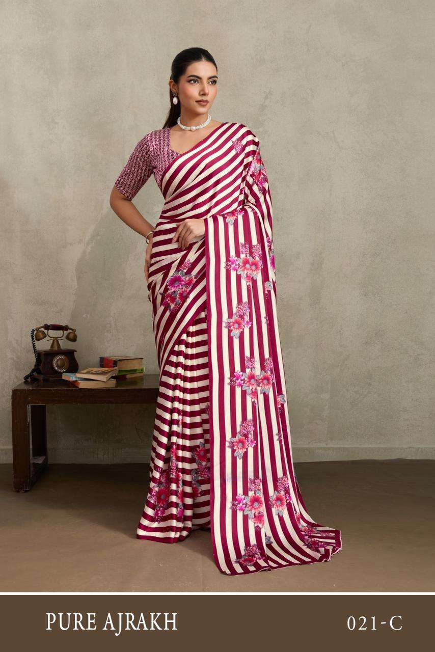 PURE AJRAKH 021 PRESENTING NEW AJRAKH DESIGN MODAL SATIN FA...