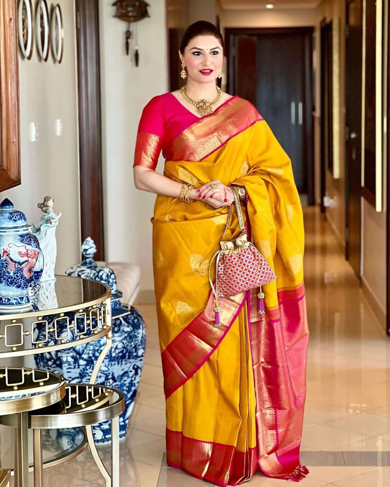  PURE AND SOFT LICHI SILK CLOTH FABRIC REGULAR WEAR SAREE RE...