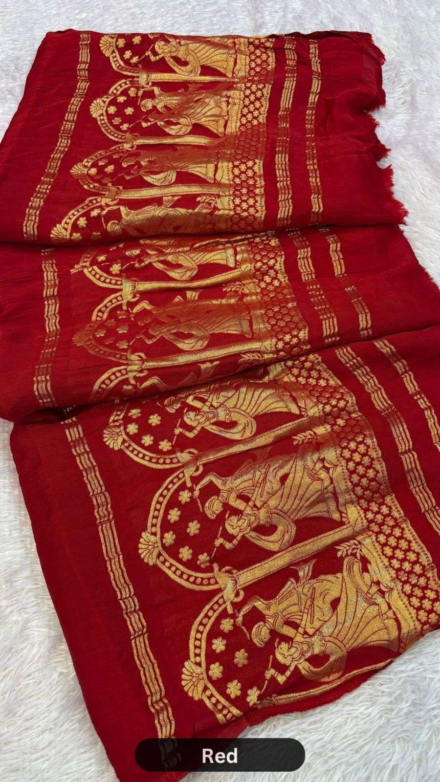   Rajarani Pure Elegance with Gaji silk fabric in Restful an...