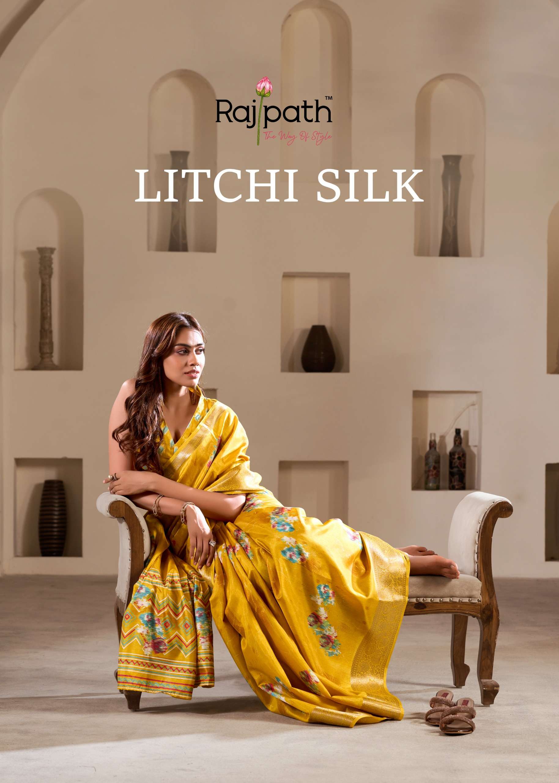 RAJPATH FABRICS LITCHI SILK SOFT AND PURE DOLA SILK FABRIC ...
