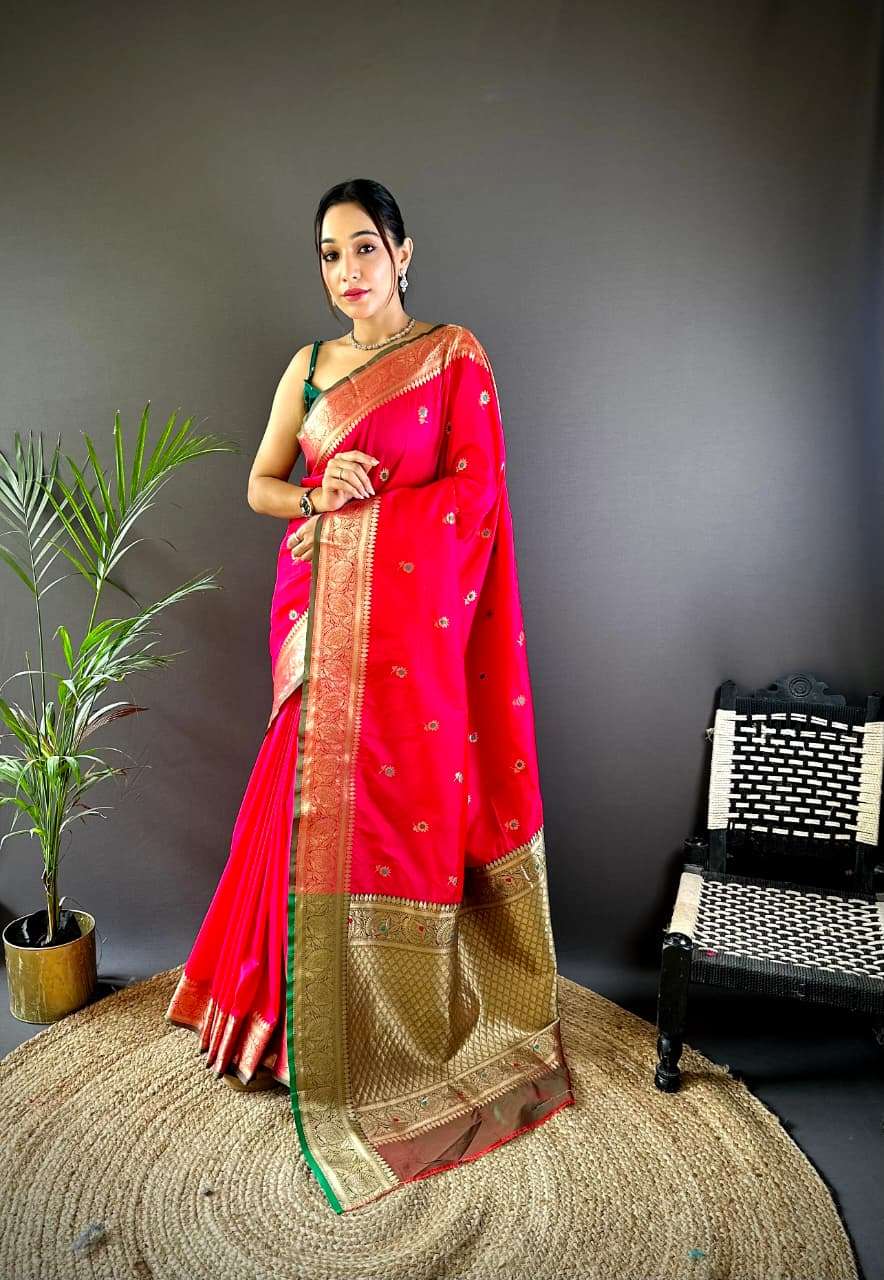 RANGAT SOFT SILK FABRIC WITH UNVEIL AND ADORN SMALL SUNFOLW...