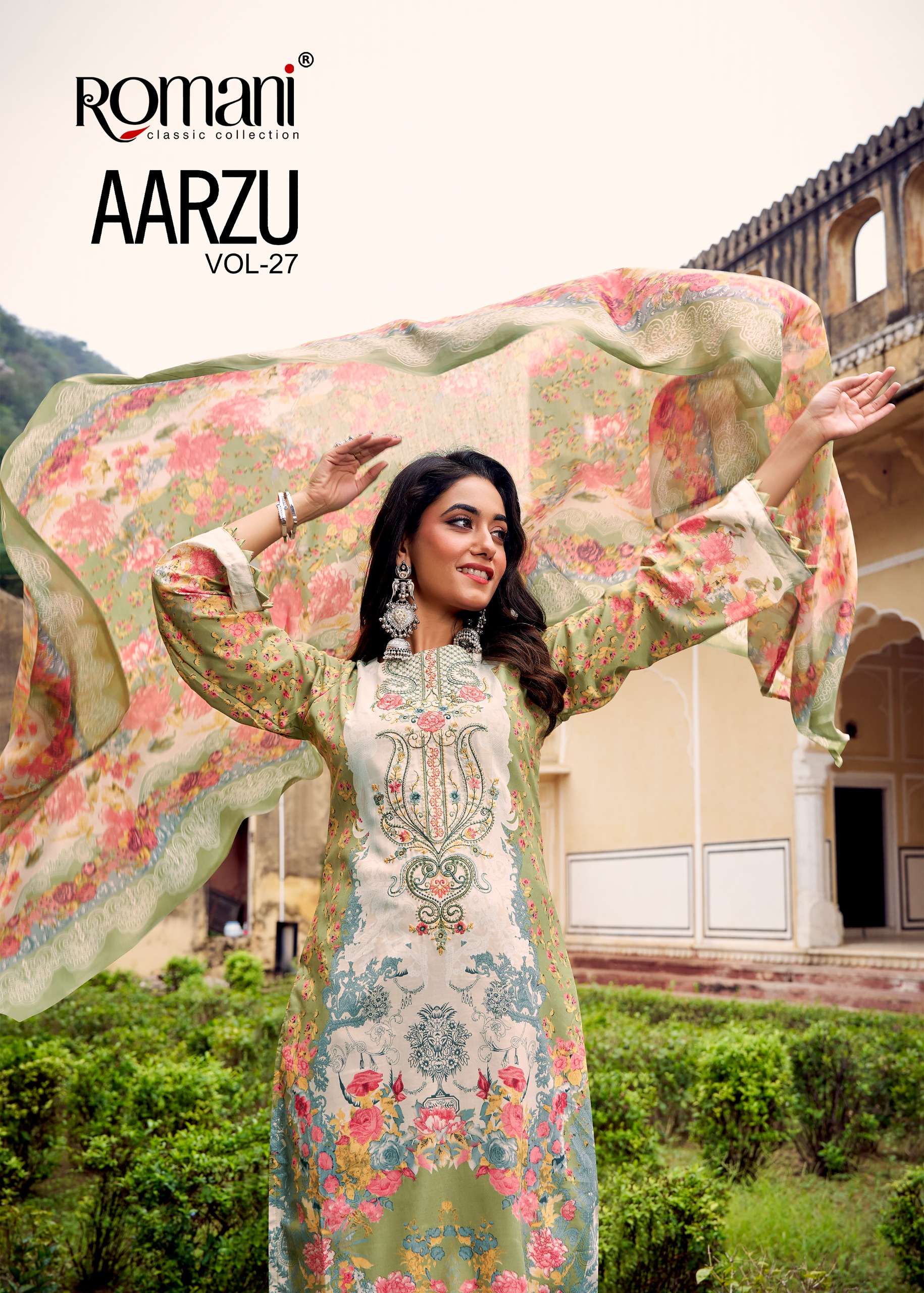 ROMANI AARZU VOL 27 SOFT COTTON FANCY SUIT BEST SUMMER WEAR ...
