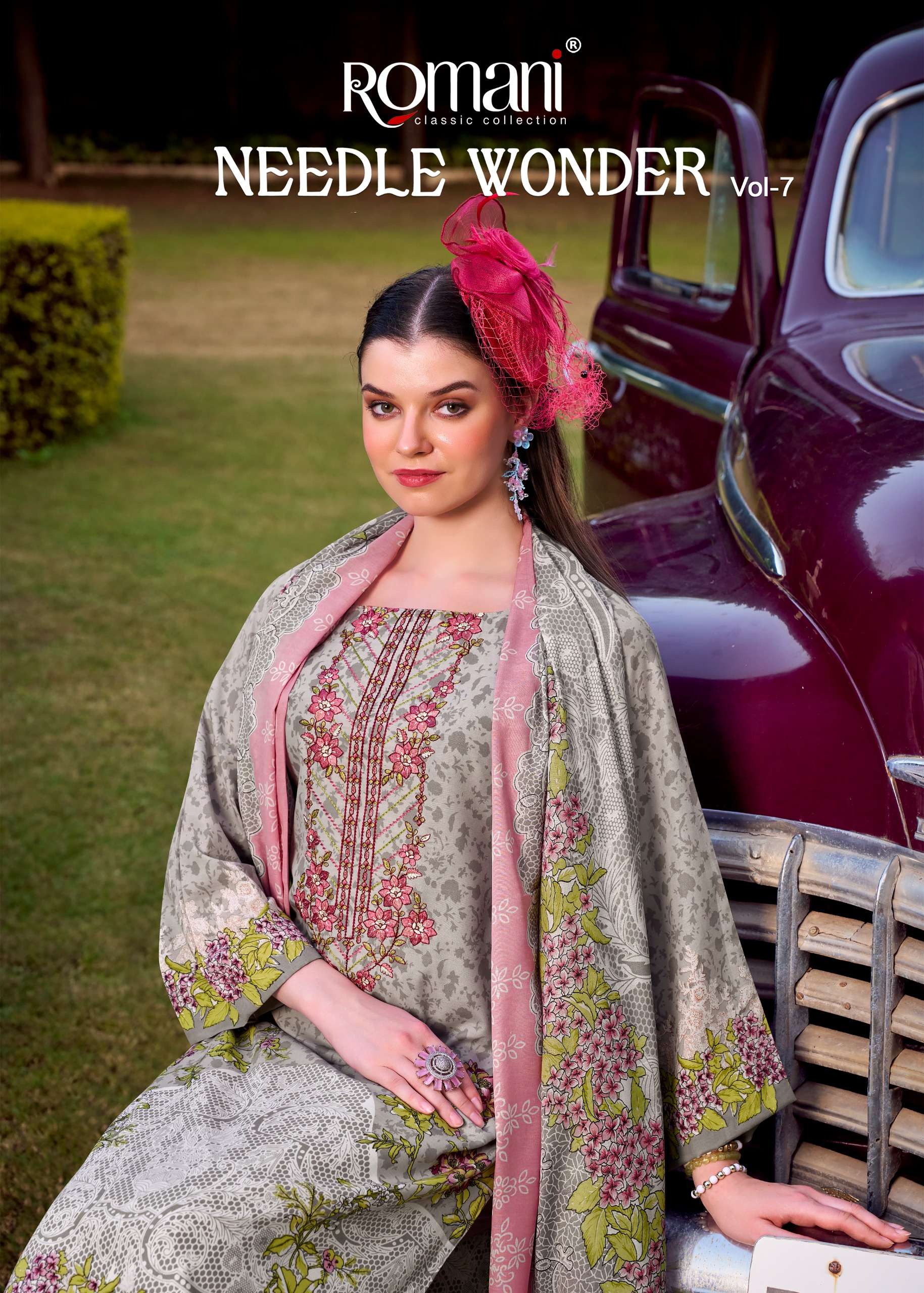 ROMANI NEEDLE WONDER VOL 7 COTTON AND DIGITAL PRINT UNSTITCH...
