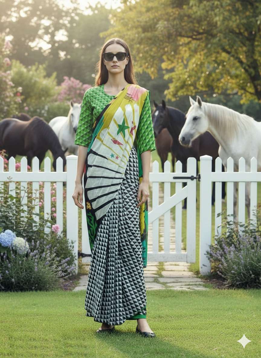 RTW COLLECTION WITH SCARF READY TO WEAR 1 MINUTE SAREE BUY S...