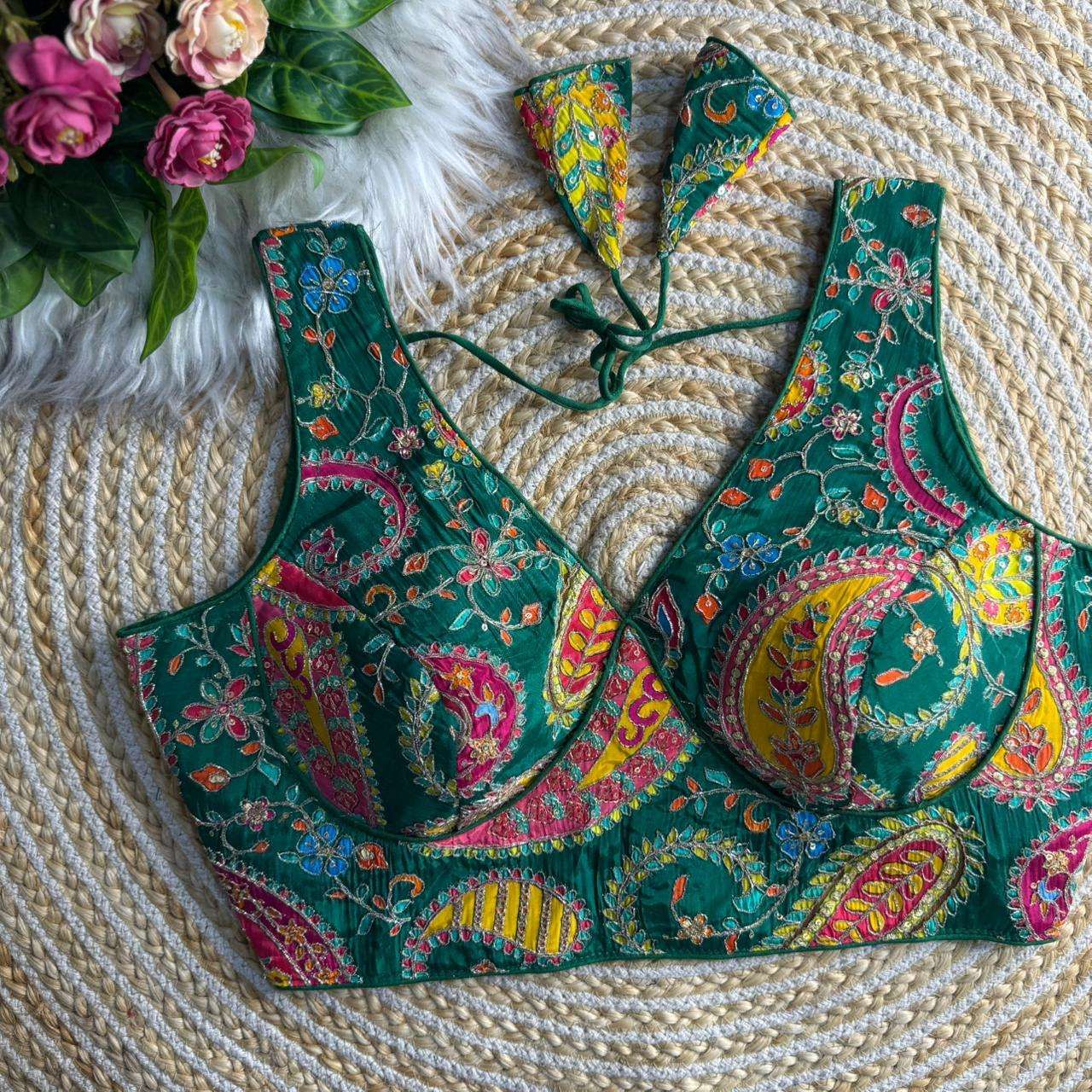 Sabyasachi neck heavy long carry position work Pure Soft Cra...