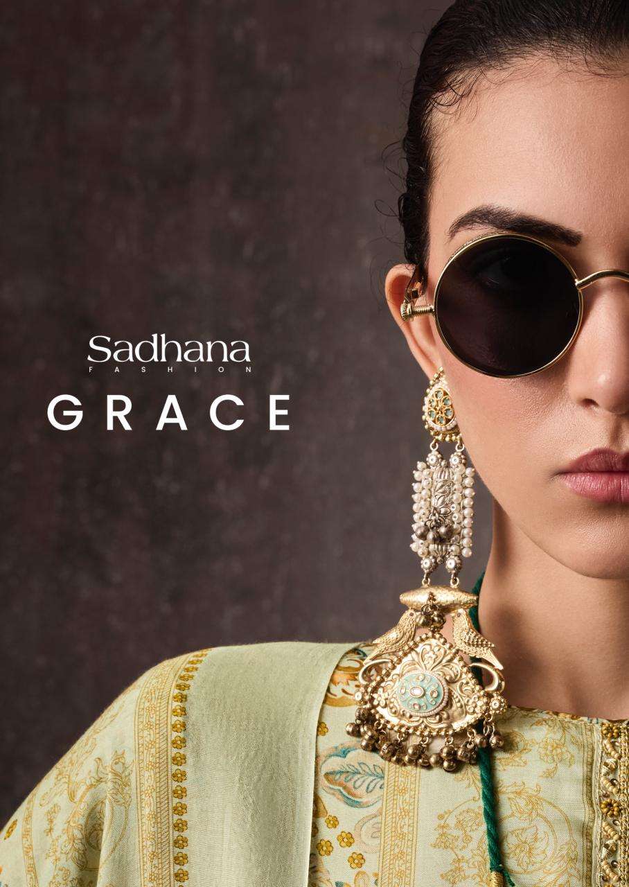 SADHANA FASHION GRACE BEMBERG MUSLIN SILK UNSTITCH SET LADIE...
