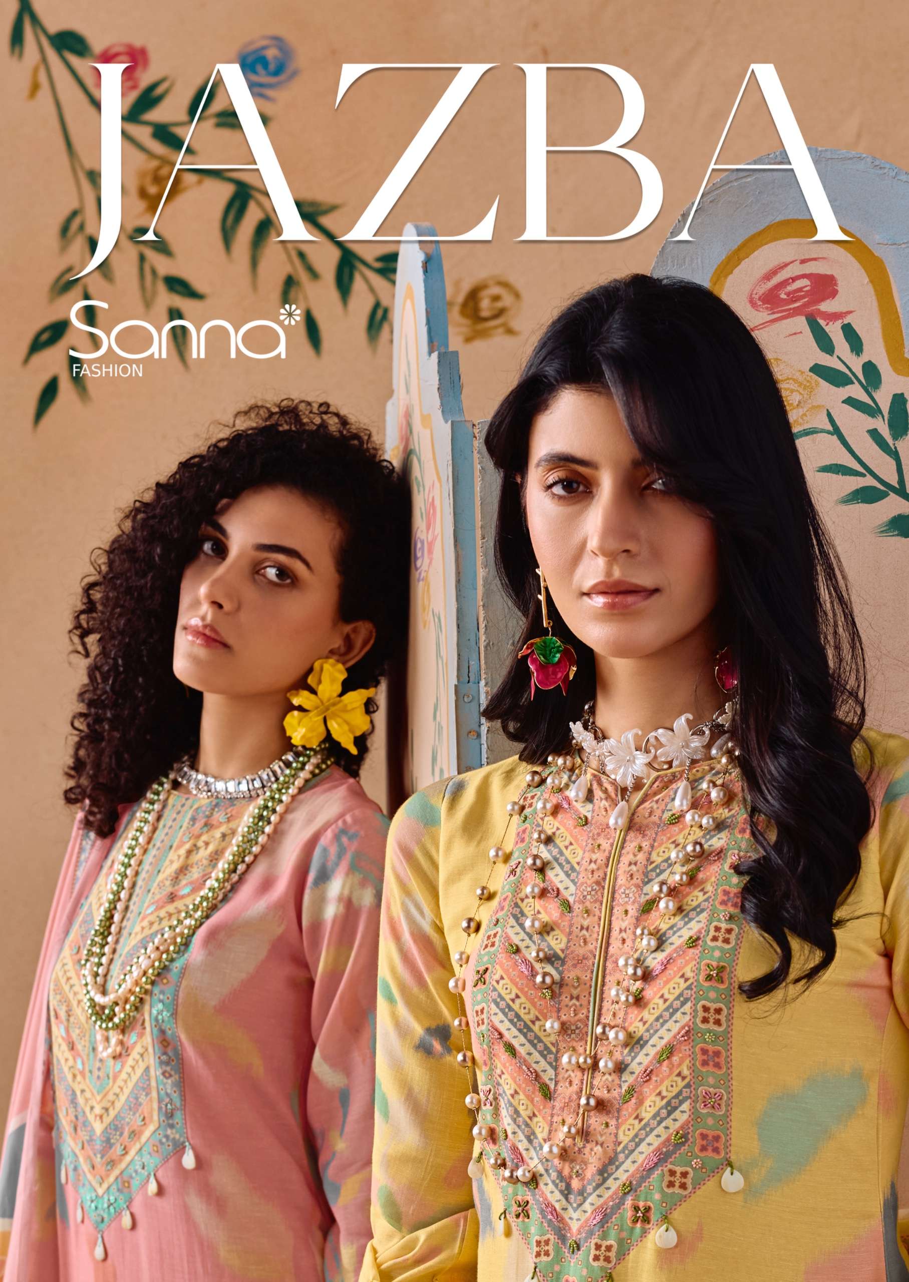 SADHANA FASHION JAZBA HAMP LINEN WITH KHATLI WORK SALWAR KAM...