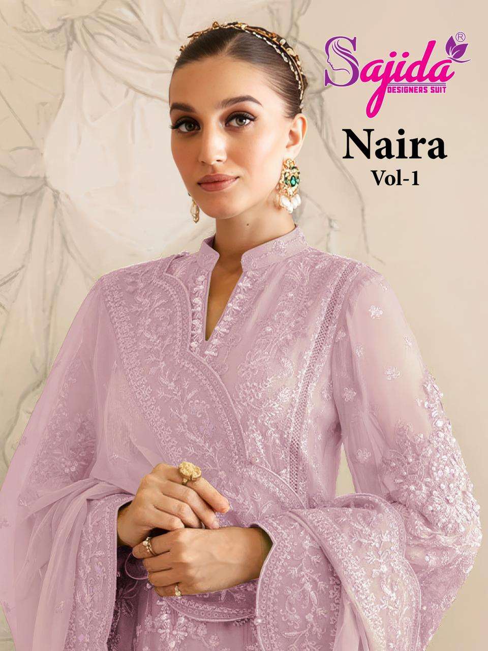 SAJIDA DESIGNERS SUIT NAIRA VOL 1 SD 1149 PAKISTANI CONCEPT ...