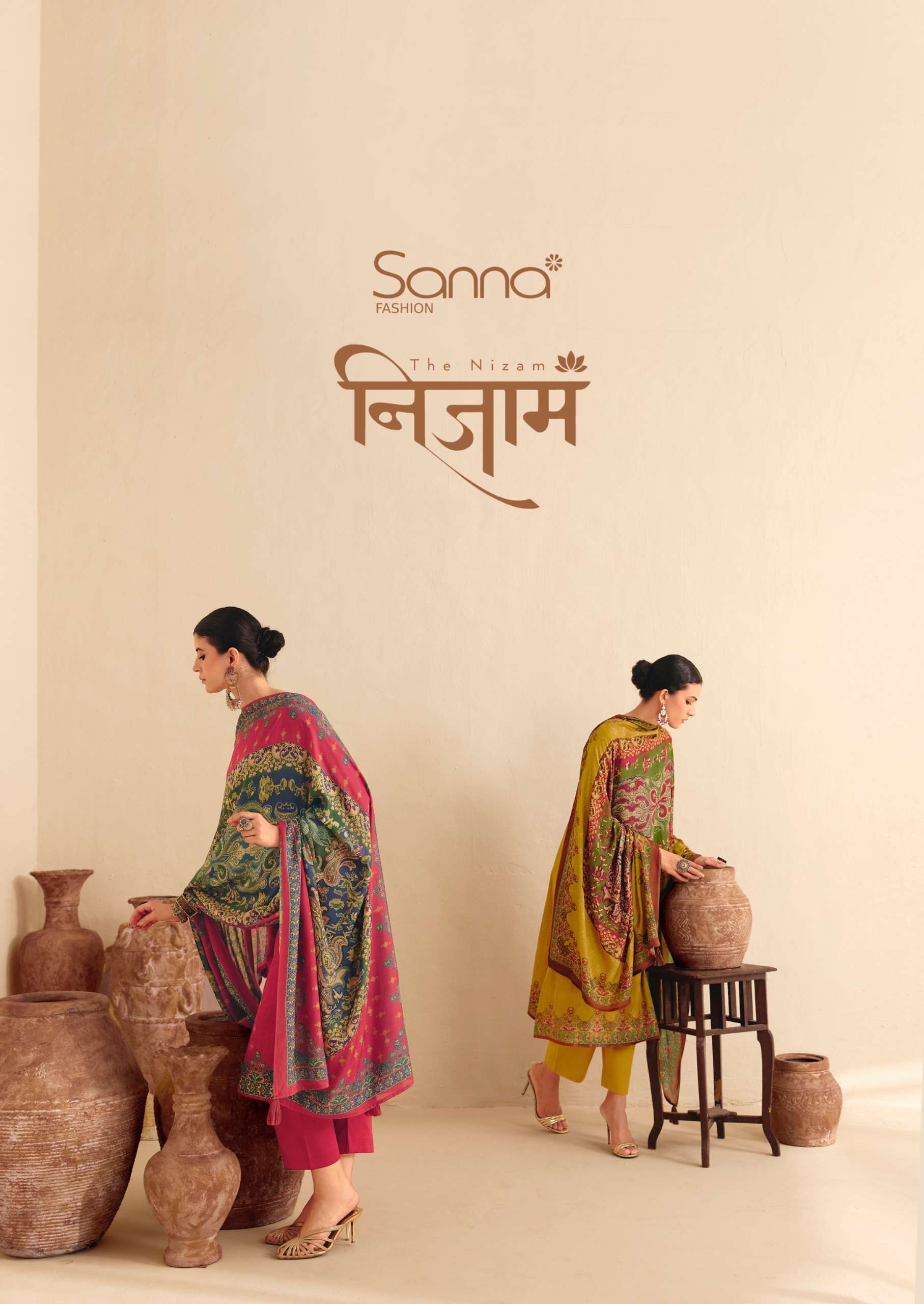 SANNA FASHION NIZAM JAAM COTTON DIGITAL PRINT SUIT LUXURY PA...